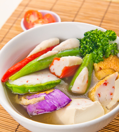 Mixed Yong Tau Fu Soup